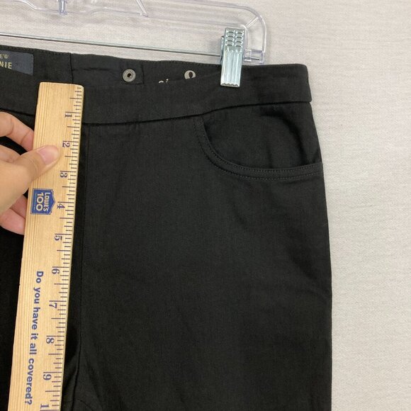 New J. Crew Black Dannie Stretch Zip Back Slim Pants size 8 - Picture 6 of 9